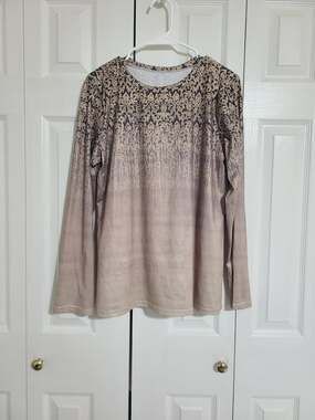Unknown brand large women's Ombre long sleeve shirt
